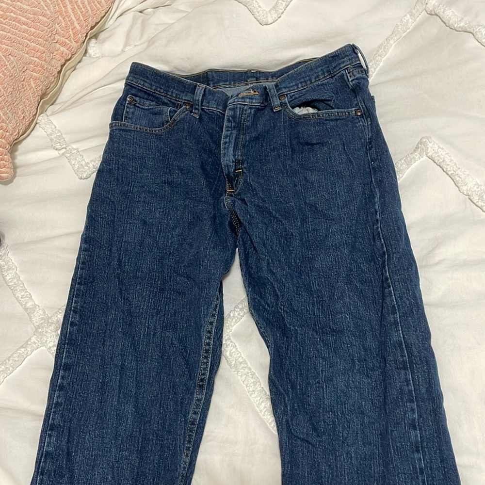 Dark denim